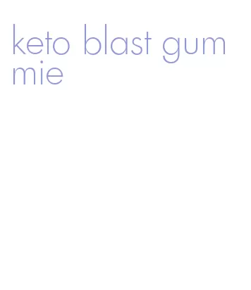 keto blast gummie