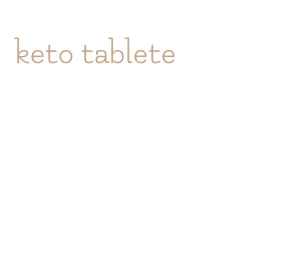 keto tablete