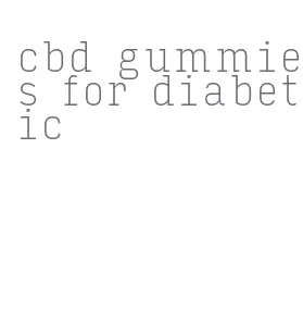 cbd gummies for diabetic