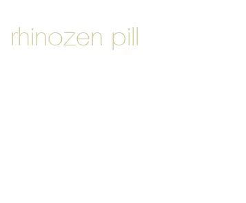 rhinozen pill