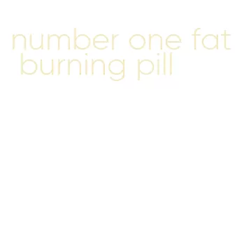 number one fat burning pill