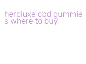 herbluxe cbd gummies where to buy