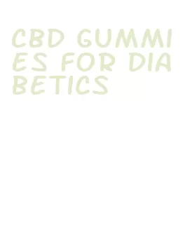 cbd gummies for diabetics