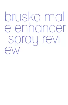 brusko male enhancer spray review