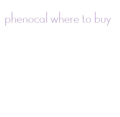 phenocal where to buy