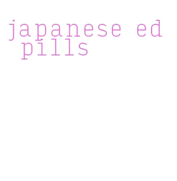 japanese ed pills