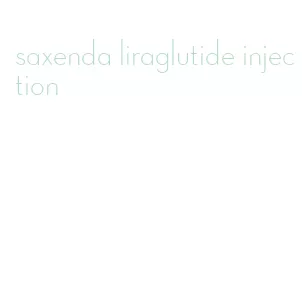 saxenda liraglutide injection