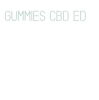 gummies cbd ed