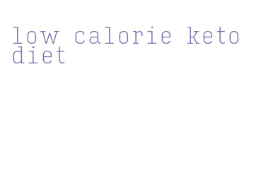 low calorie keto diet