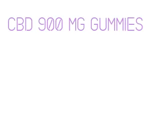 cbd 900 mg gummies