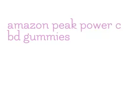 amazon peak power cbd gummies