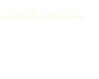 ionamin 30 mg capsules