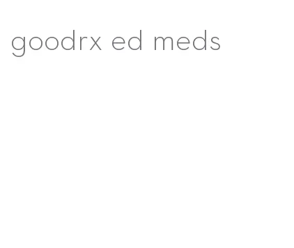 goodrx ed meds