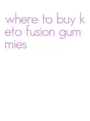 where to buy keto fusion gummies