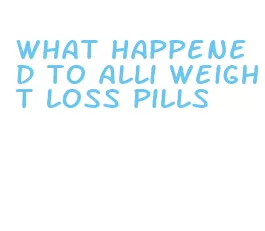 what happened to alli weight loss pills