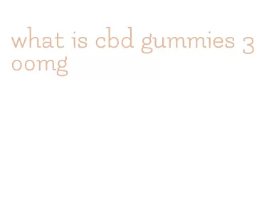 what is cbd gummies 300mg