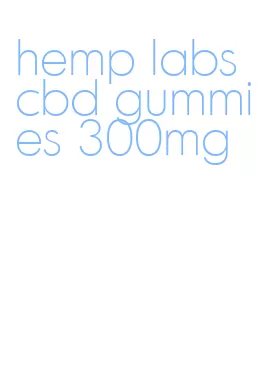 hemp labs cbd gummies 300mg