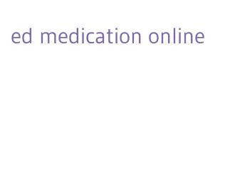 ed medication online