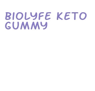 biolyfe keto gummy