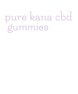 pure kana cbd gummies