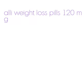 alli weight loss pills 120 mg