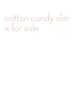 cotton candy slime for sale