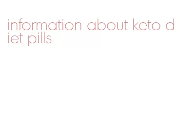 information about keto diet pills