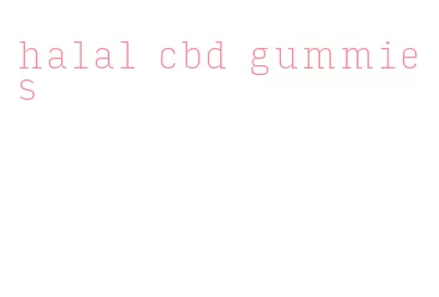 halal cbd gummies