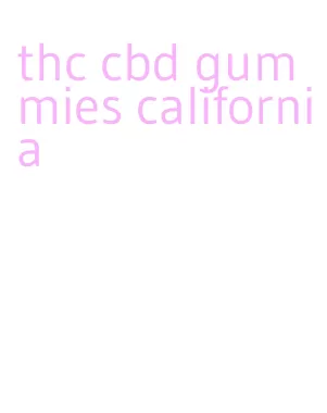 thc cbd gummies california