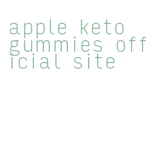 apple keto gummies official site