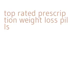 top rated prescription weight loss pills