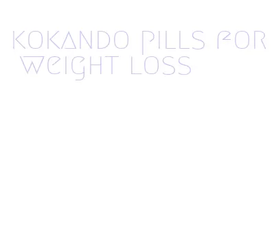 kokando pills for weight loss