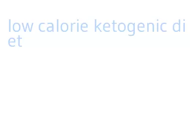 low calorie ketogenic diet