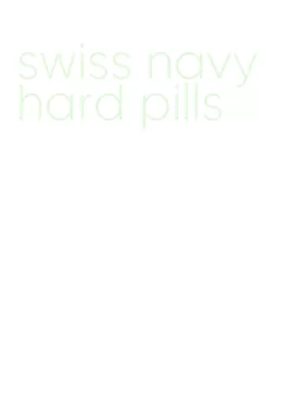 swiss navy hard pills