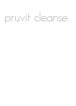 pruvit cleanse