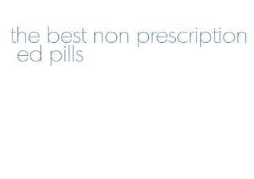 the best non prescription ed pills