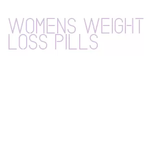 womens weight loss pills