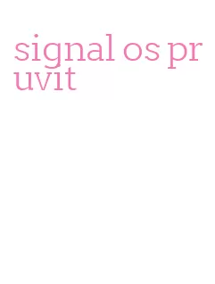 signal os pruvit