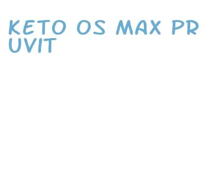 keto os max pruvit