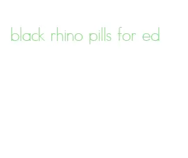 black rhino pills for ed