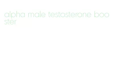 alpha male testosterone booster