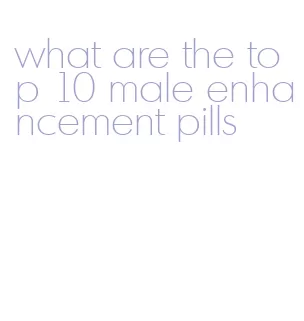 what are the top 10 male enhancement pills