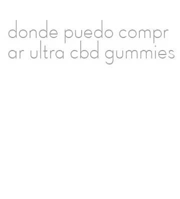 donde puedo comprar ultra cbd gummies