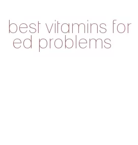 best vitamins for ed problems