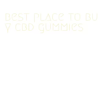 best place to buy cbd gummies