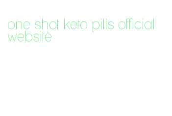 one shot keto pills official website