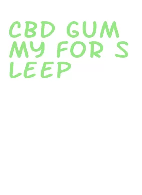 cbd gummy for sleep