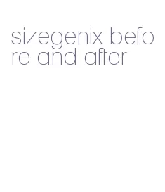 sizegenix before and after