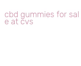 cbd gummies for sale at cvs