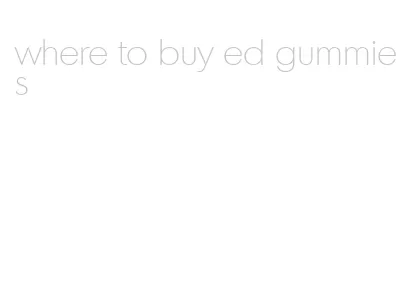 where to buy ed gummies